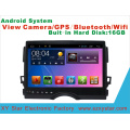 Android System GPS Car DVD para Toyota Reiz 10.1 polegadas Touch Screen com Bluetooth / WiFi / TV / MP4